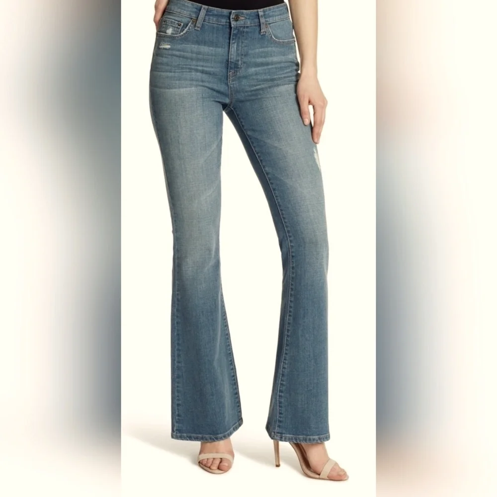 Ella Moss By Anthropologie High-Rise Flare Jean Sierra Size 30
